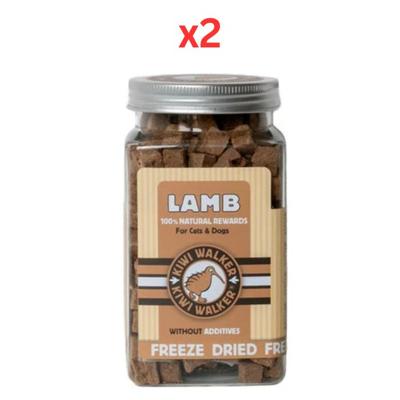 Kiwi Walker Freeze Dried Lamb Snack for Dogs & Cats 90G (Pack of 2) Kiwi Walker Freeze Dried Lamb Snack for Dogs & Cats 90G (Pack of 2)