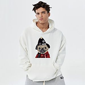 Unisex Hoodie Cartoon Print Casual Casual Hoodies Sweatshirts  Blue Yellow Khaki Lightinthebox