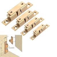 Cupboard Roller Catch Touch Push Damper Buffer Brass Door Stop Lock Buckle With Screws Furniture Fittings Home Daily Tools miniinthebox - thumbnail
