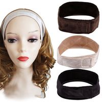 Flexible Velvet HairBand Adjustable Faster Wig Grip Scarf Head Hair Bands Comfort Headband