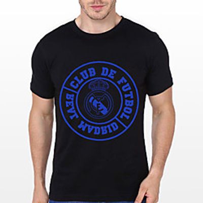 Men's Unisex Tee T shirt Hot Stamping Circle Graphic Prints Letter Plus Size Print Short Sleeve Casual Tops Cotton Basic Fashion Designer Big and Tall Black miniinthebox
