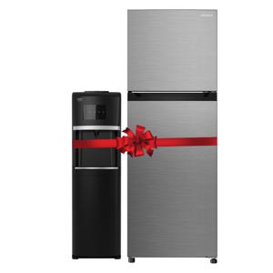 Hitachi 380L Gross | Net 260L | Top Mount Double Door Refrigerator | No Frost Fridge Freezer | High Power | Water Dispenser | Bottom Loading | Hot...