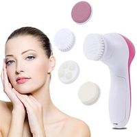 4 in 1 Face Cleansing Brush Silicone Facial Brush Electric Wash Face Machine Deep Cleaning Pore Skin Care Waterproof Face Brush Lightinthebox - thumbnail