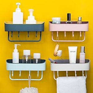 Bath Storage Modern Contemporary Mixed Material Bath Organization miniinthebox
