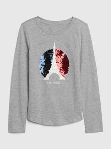 Kids City Graphic Flippy Long Sleeve Shirt