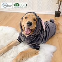 Big Dog Clothing Autumn And Winter Golden Hair Medium Sized Big Dog Bsci Certification_ Grs Regeneration Certification Lightinthebox - thumbnail