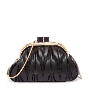 Belle leather clutch