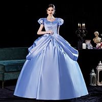 Princess Shakespeare Gothic Rococo Vintage Inspired Medieval Dress Party Costume Masquerade Women's Costume Blushing Pink  Sky Blue Vintage Cosplay Party Special Occasion Wedding Party 34-Length Lightinthebox - thumbnail