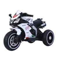 Megastar 3-Wheel Electric Ride-On Trike for Kids (Ages 3+) White
