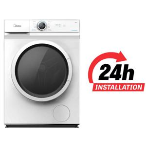Midea 8KG Front Load Washing Machine | BLDC Inverter Motor | 1400 RPM | 15 Programs | Fully Automatic Washer | Lunar Dial | LED Display | Multiple...
