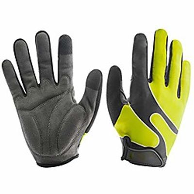 cycling gloves,for menwomen full finger touch screen suitable for mountain bike motorcycle road bicycle dirt bike skateboard work outdoor sports gloves,green,m Lightinthebox