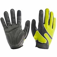 cycling gloves,for menwomen full finger touch screen suitable for mountain bike motorcycle road bicycle dirt bike skateboard work outdoor sports gloves,green,m Lightinthebox - thumbnail