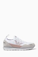 Glitter Sneakers in Knit & Suede Glitter Sneakers in Knit & Suede