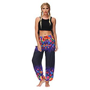 Women's Yoga Pants Side Pockets Harem Bloomers Bottoms Quick Dry Bohemian Amethyst Yoga Fitness Gym Workout Summer Sports Activewear  Casual  Athleisure Lightinthebox