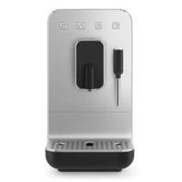 SMEG Bean to Cup Coffee Machine with Milk Frother & Double Drip Tray - Black (BCC12BLMUK)