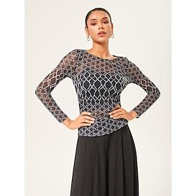 Stretch Geometric Print Base Layer