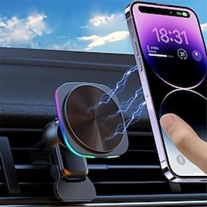 Magnetic Wireless Car Mount Charger Air Vent Car Phone Holder For IPhone 14/13/12 Wireless Magnetic Series miniinthebox