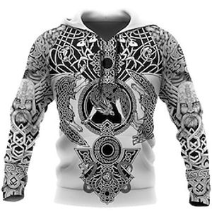 Men's Unisex Pullover Hoodie Sweatshirt Graphic Prints Print Sports  Outdoor Daily Sports 3D Print Basic Casual Hoodies Sweatshirts  Gray miniinthebox