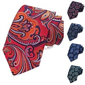 Men's Work Necktie - Floral  Jacquard Lightinthebox