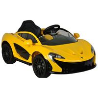 Megastar Licensed McLaren Style Kids 12V Ride-On - Yellow (UAE Delivery Only)