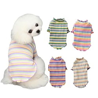 Pet Dog Clothes Puppy Vest T-shirt Shirt Cute Pajamas Winter Pet Clothes Dog Clothes Bottoming Shirt dog costume puppy clothes Lightinthebox
