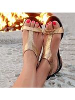 Peep Toe Casual Date Sandals - thumbnail