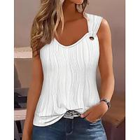 Women's Lace Shirt Lace White Short Sleeve Square Neck Summer Lightinthebox