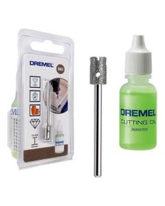 Dremel Glass Drilling Bit 6.4mm With Cutting Oil