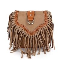 Fringe Cross Body Bag Boho Bohemian Medieval Bag Shoulder Bag Retro Vintage Viking Women's LARP Party 2018cm Lightinthebox - thumbnail