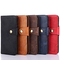 Case For OnePlus 8 Card Holder Flip Magnetic Full Body Cases Solid Colored PU Leather TPU Case For OnePlus Nord OnePlus 7 OnePlus 7 Pro OnePlus 7T OnePlus 6 miniinthebox - thumbnail