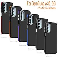 Phone Case For Samsung Galaxy S24 Ultra Plus S23 Ultra Plus S21 FE A55 A35 A25 A15 5G A54 A34 A14 Back Cover Transparent Shockproof TPU Acrylic Lightinthebox