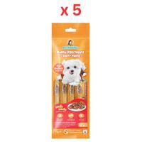 Bearing Happy Dog Treats Tasty Paste Beef & Liver Flavor -15g*4 Pack Of 5