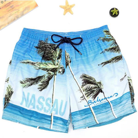 Coconut Tree Printing Board Shorts