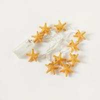 Metallic 10-LED Starfish Shaped String Light - 165 cms