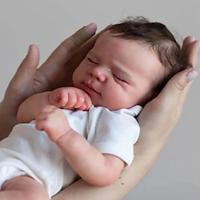 19 inch Reborn Doll Reborn Baby Doll lifelike Gift New Design Creative Lovely Cloth 3/4 Silicone Limbs and Cotton Filled Body Silicone Vinyl with Clothes and Accessories for Girls' Birthday and Lightinthebox