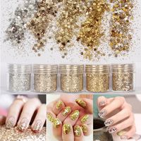 5 Bottles/Set Nail Art Glitter Dust Powder Sequins Decoration Sheets Tips Manicure DIY