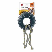 Fofos Tuff Gear Tyre Large Rope Dog Toy (Pack of 2)