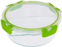 Royalford Food Storage Container, Green Clips-(Multicolor)-(RF9216)