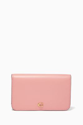 Slim Wallet in Colour-block Leather