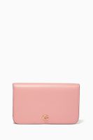 Slim Wallet in Colour-block Leather - thumbnail