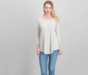 Scoop-Neck Top  Sand