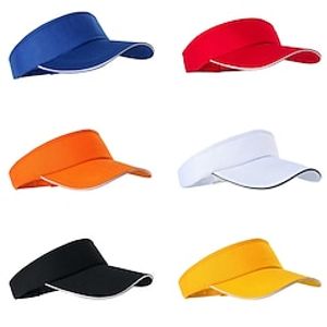 Men's Women's Baseball Cap Sun Hat Hiking Cap Outdoor Portable UV Sun Protection Breathable Quick Dry Solid Color Polyester Black White Yellow for miniinthebox