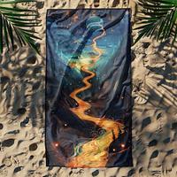 Beach Towel Summer Beach Blanket Sparkling Starry Path Series 3D Print 100% Micro Fiber Soft Breathing Comfy Blankets Lightinthebox