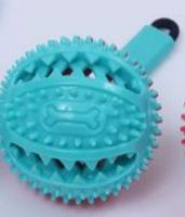 For Pet Ball Shaped Molar Dog Chew Toy - Blue