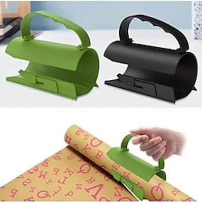 Wrapping Paper Cutter, Gift Wrap Cutter ABS Sliding Wraping Paper Cutter For Vintage Kraft Paper  Wrapping Paper Roll miniinthebox