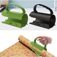 Wrapping Paper Cutter, Gift Wrap Cutter ABS Sliding Wraping Paper Cutter For Vintage Kraft Paper  Wrapping Paper Roll miniinthebox - thumbnail