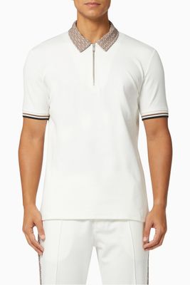 Sport Slim Fit Polo in Double Knit Jersey Sport Slim Fit Polo in Double Knit Jersey