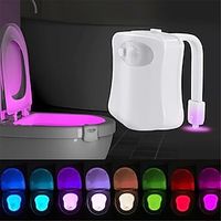 Toilet Night Light PIR Motion Sensor Toilet Lights LED Washroom Night Lamp 16/8 Colors Toilet Bowl Lighting For Bathroom Washroom miniinthebox - thumbnail