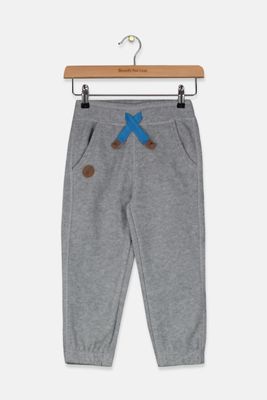 Toddler Boys Fleece Jogger Pant  Grey