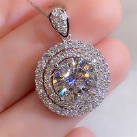 Choker Necklace Rhinestone Copper Rhinestones Women's Elegant Vintage Fashion Geometrical Round Necklace For Wedding Valentine's Day Daily Lightinthebox - thumbnail